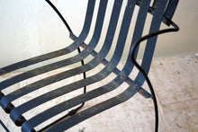 Four Stacking Metal Garden Chairs
