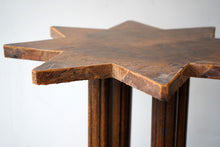 Antique French Leather Side Table