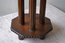 Antique French Leather Side Table