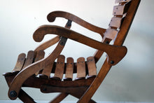 French 1900s Folding Steamer Deck Chair
