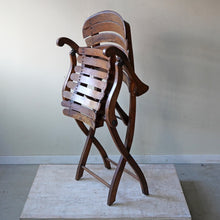 French 1900s Folding Steamer Deck Chair