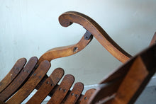 French 1900s Folding Steamer Deck Chair