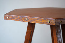 Arts And Crafts Oak Side Table