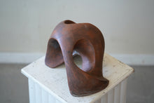Terracotta Abstract Sculpture, Signed and Dated 1980