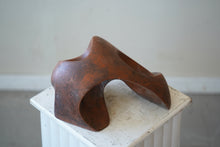 Terracotta Abstract Sculpture, Signed and Dated 1980