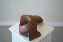 Terracotta Abstract Sculpture, Signed and Dated 1980
