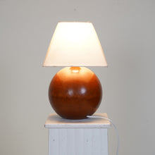 Italian Turned Wood Table Lamp