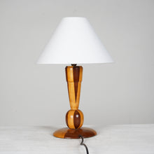 1950s Parquetry Table Lamp