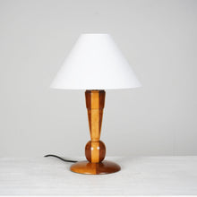 1950s Parquetry Table Lamp