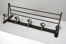 Iron Wall-Mounted Coat Rack