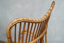 Vintage Wicker Easy Chair