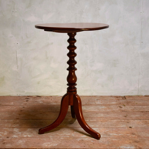 Victorian Mahogany Bobbin Turned Tripod Table