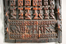 Antique African Folk Art Carved Granary Door