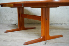 Extendable Mid Century Teak Oval Dining Table From Skovby, 1960s