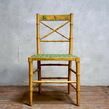 Antique English 19th Century Faux Bamboo Chair