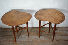 Mid Century Kidney Shaped Side Tables