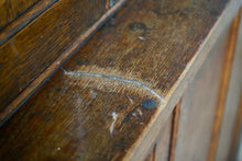 Antique Large Oak School Cupboard