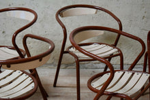 Set Of 6 Vintage Garden Stacking Chairs