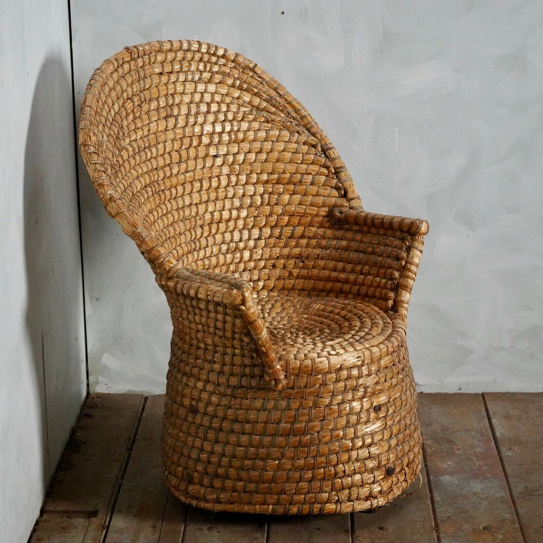 Antique Welsh Lipwork Chair