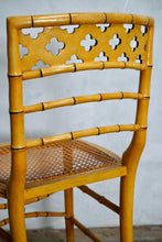 Antique Regency Style Faux Bamboo Chair
