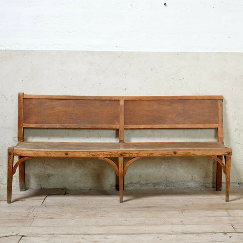 Antique Bentwood French Platform Bench