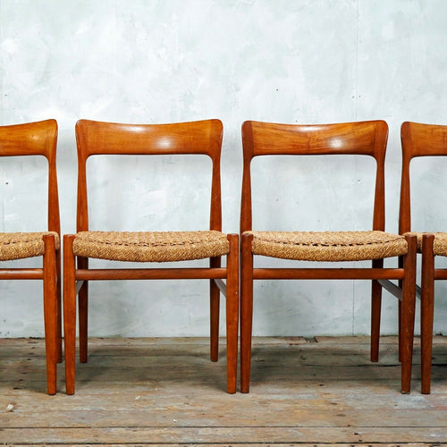 Five Danish Dining Chairs made by Bordum & Nielsen