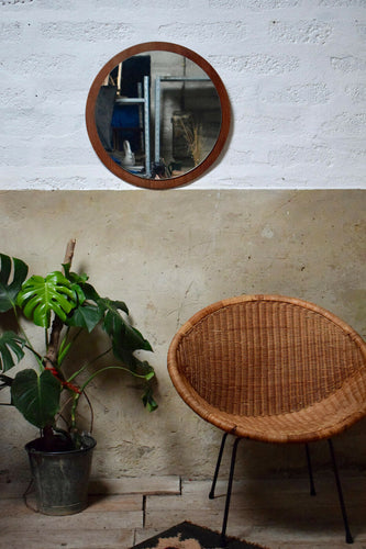 Mid Century Teak Mirror