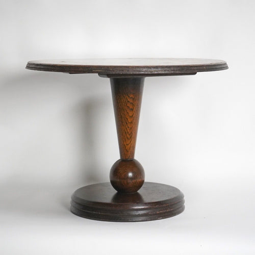 Art Deco Oak Side Table