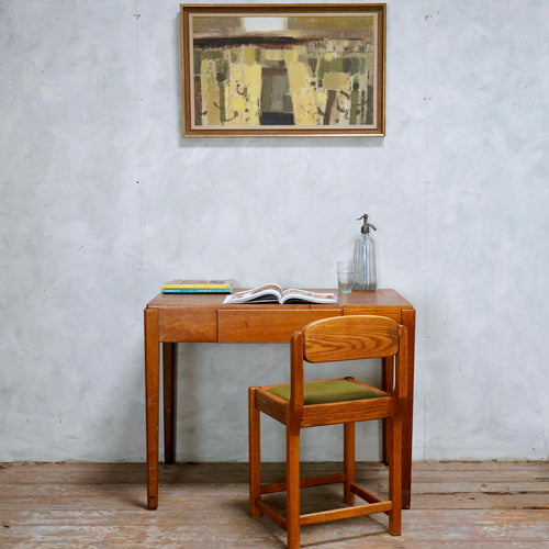 Vintage Oak Desk 1940's MOD