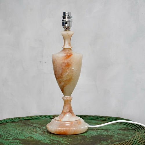 Vintage Alabaster Table Lamp