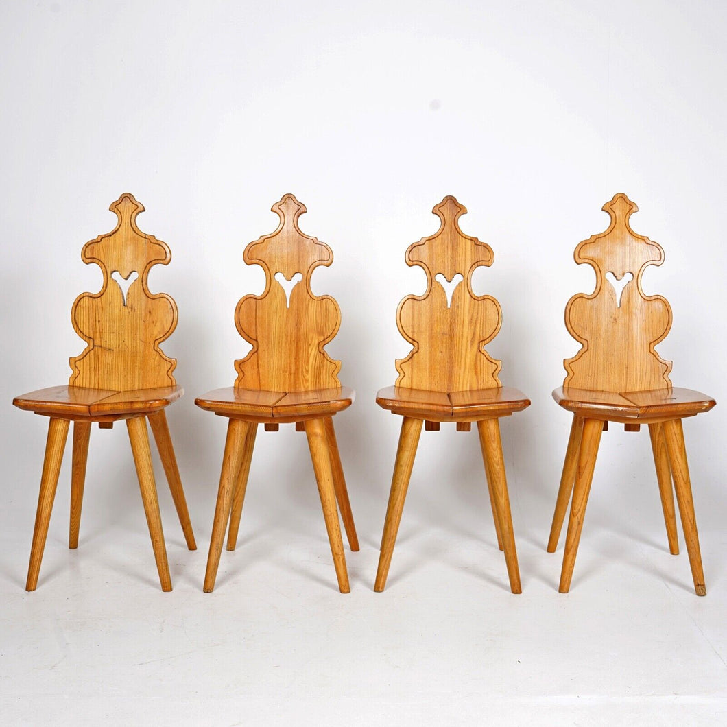 Set Of 4 Tiroller Chairs By Cepelia, 1960