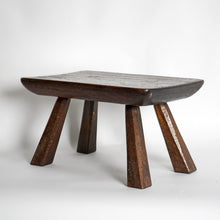 Brutalist Oak Stool