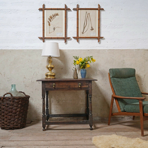 Antique Oak Side Table