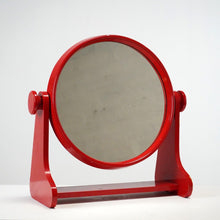 1980s Dutch Red Vanity Mirror