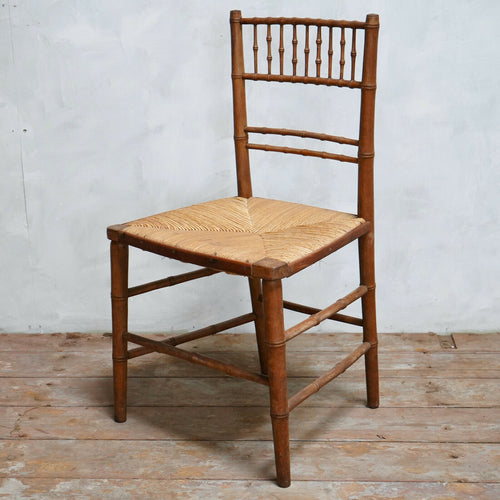 Antique Faux Bamboo Sussex Chair