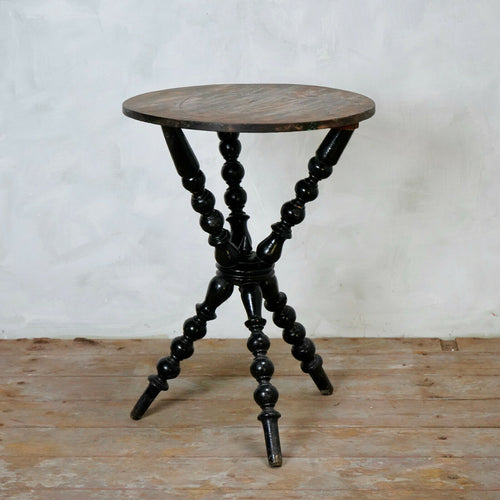 Victorian Bobbin Turned Tripod Gypsy Table