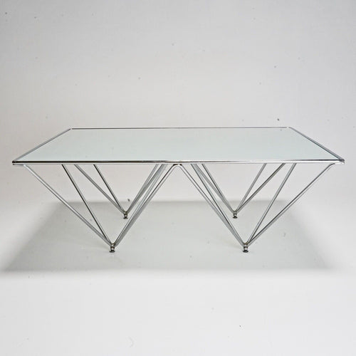 1980s Chrome Coffee Table by Paolo Piva Alanda For B&B Italia