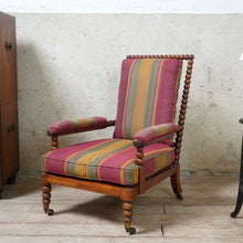 Antique Victorian Bobbin Turned Armchair By Miles and Edwards