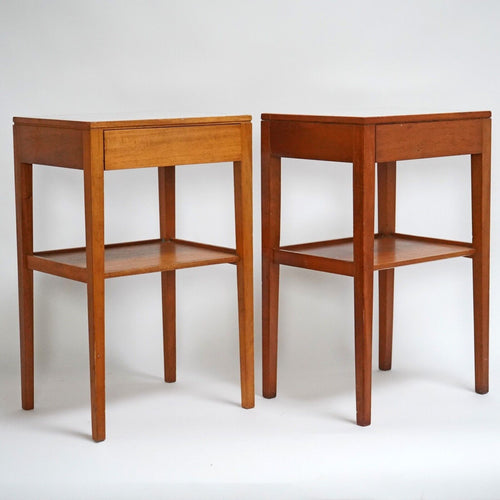 Pair Of Remploy Teak Bedside Tables