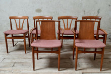 Set Of Six Mid-Century Danish Teak Dining Chairs