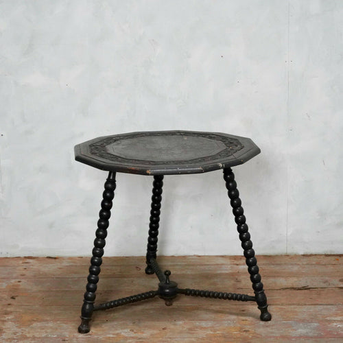 Antique Bobbin Turned Side Table