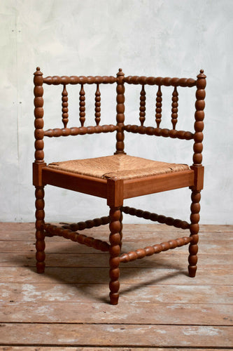 Vintage Bobbin Turned Corner Seat