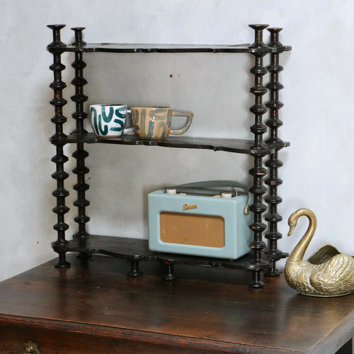 Antique Bobbin Turned Shelf