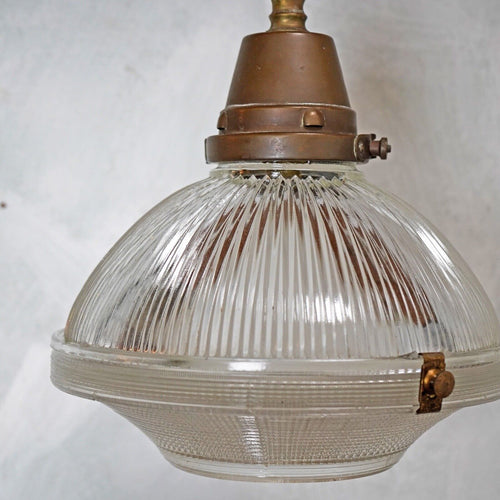Vintage Holophane Pendant Light
