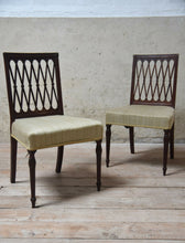 Pair Of Georgain Sheraton Style Dining Chairs