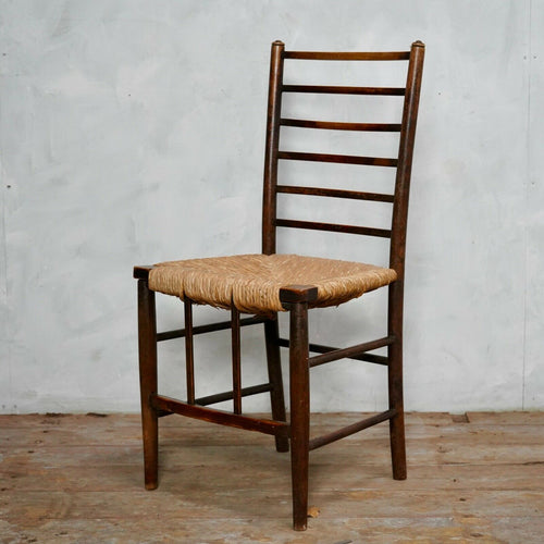 Antique Liberty And Co Ladder Back Occasional Chair