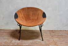 Vintage Mid Century Suede Chair