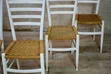 Set Of 6 Vintage Italian Dining Chairs In The Style Of Gio Ponti