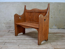 Antique Arts and Crafts Oak Bench Possibly E.A Taylor - Wylie and Lochhead