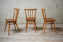 4 Vintage Ercol 391 All Purpose Blonde Chairs